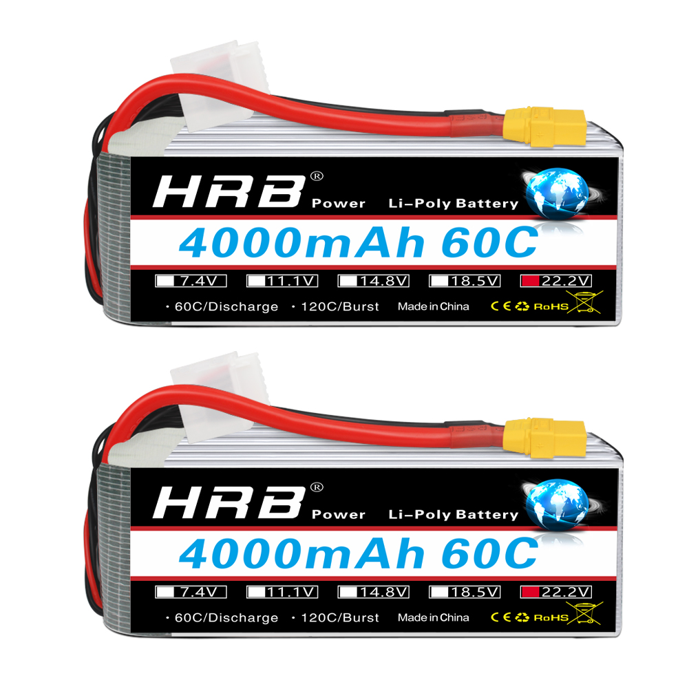 1/2pcs HRB 6S Lipo Battery 22. - 6S Lipo Battery 22.2V 5000Mah 评论和价格